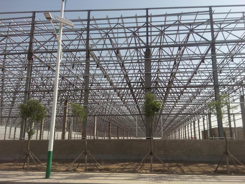 新密汽车工业厂房网架