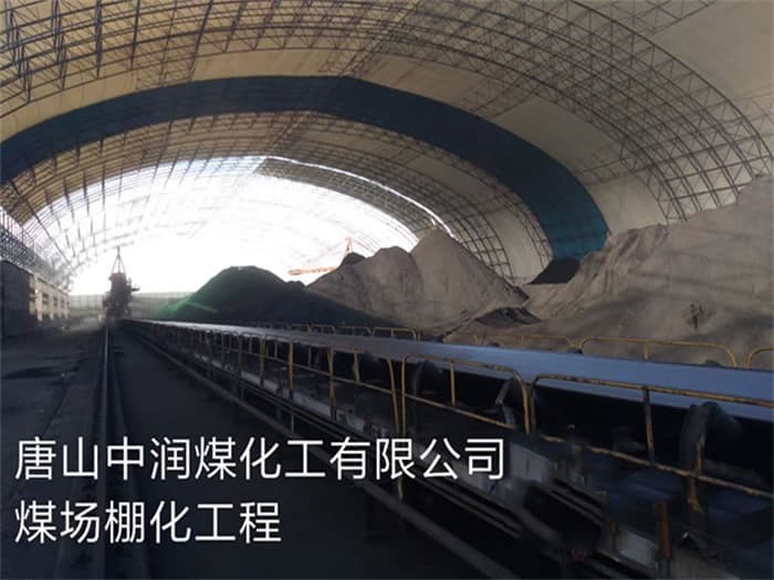 新密水泥厂网架安装